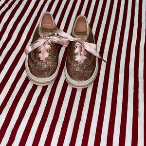 Keds Kate spade glitter tennis shoes sz 8